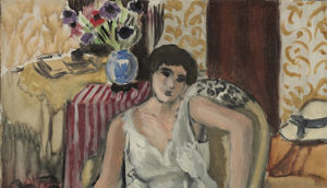 © Henri Matisse, Donna seduta in poltrona, 1920. Collezione Louis E. Stern